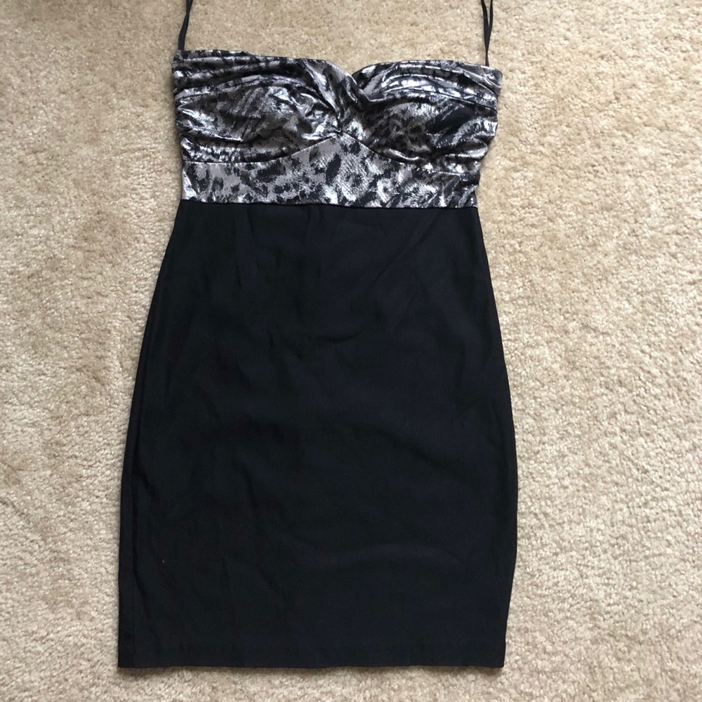 Black Body Con Dress - Large